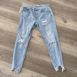 Zara Slim distressed jeans